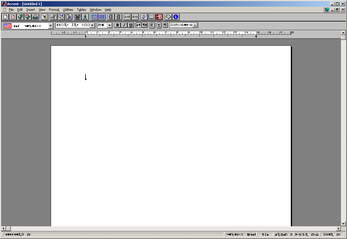 Accent text editor