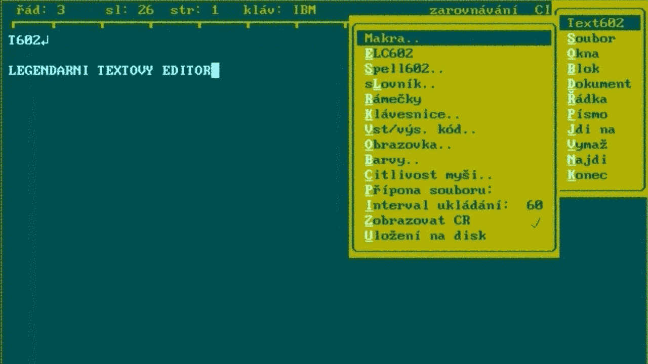T602 text editor