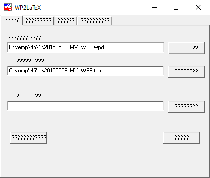 Example of font corruption